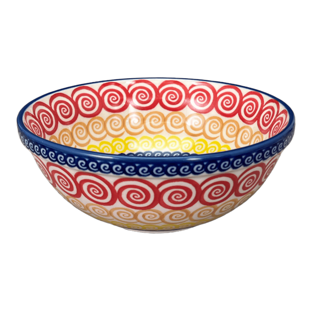 Bowl, Round, 6.75" in "Psychedelic Swirl" by Manufaktura | M090M-CMZK