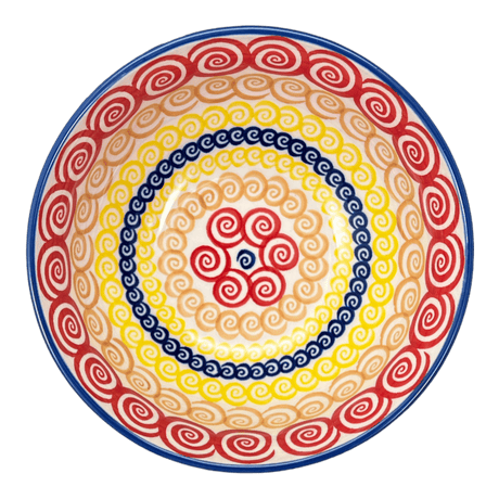 Bowl, Round, 6.75" in "Psychedelic Swirl" by Manufaktura | M090M-CMZK