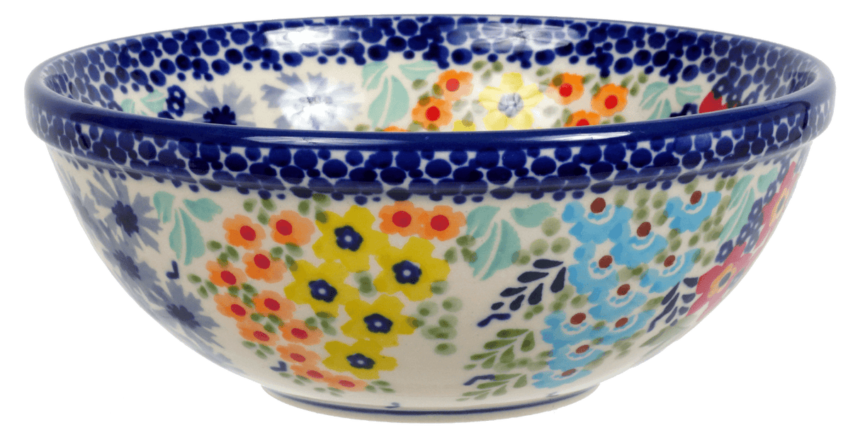 Bowl, Round, 6.75" in "Brilliant Garden" by Manufaktura | M090S-DPLW