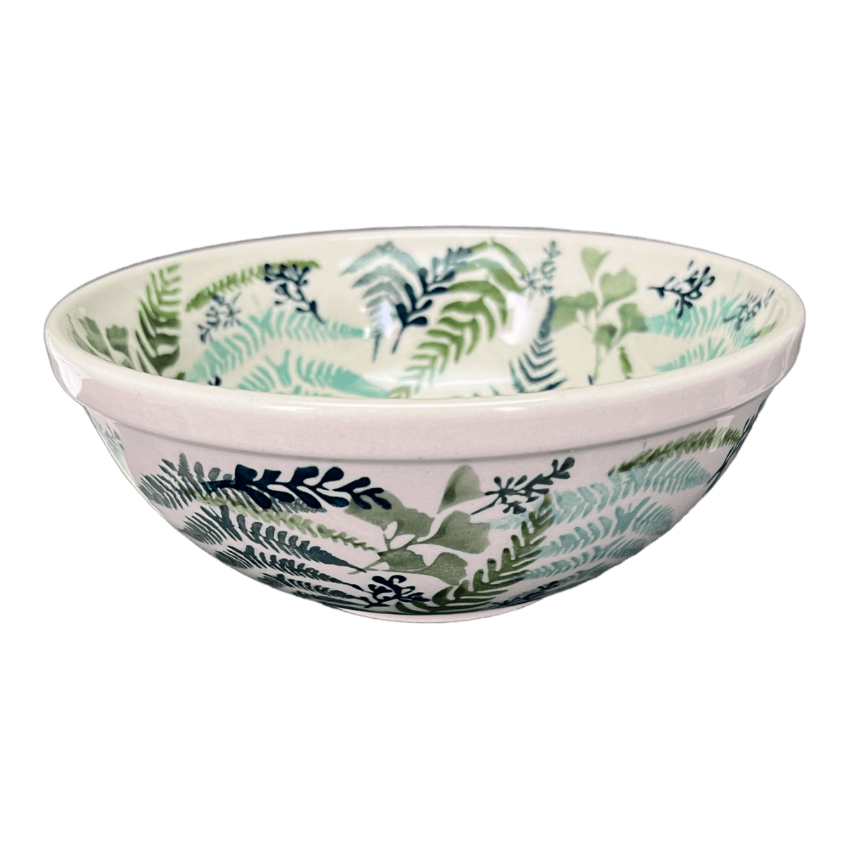 Bowl, Round, 6.75" in "Scattered Ferns" by Manufaktura | M090S-GZ39