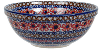 A picture of a Polish Pottery 6.75" Bowl (Sweet Symphony) | M090S-IZ15 as shown at PolishPotteryOutlet.com/products/675-bowls-sweet-symphony