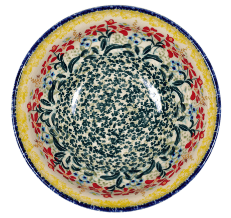 Bowl, Round, 6.75" in "Sunshine Blossoms" by Manufaktura | M090S-JZ37