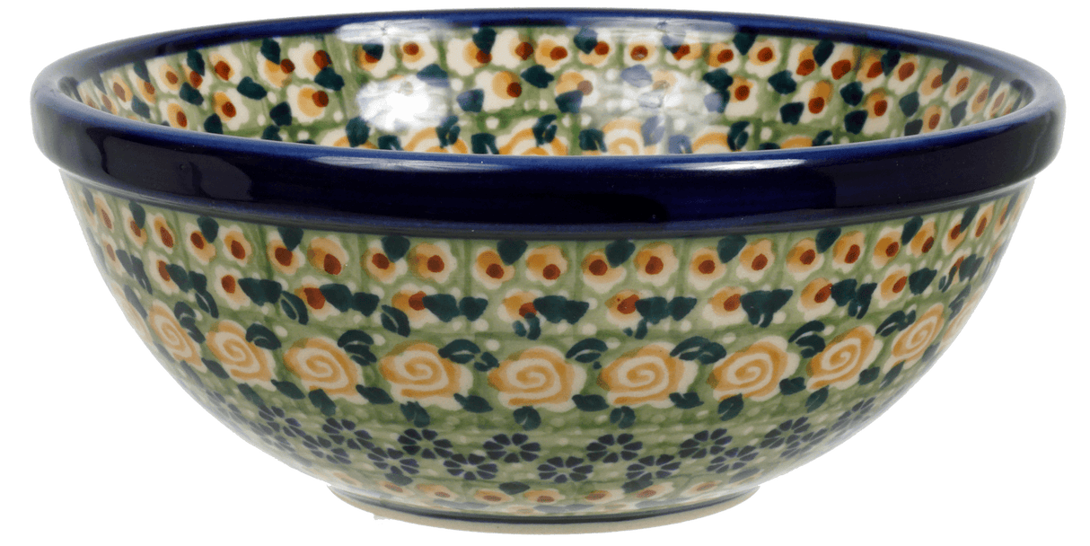 Bowl, Round, 6.75" in "Perennial Garden" by Manufaktura | M090S-LM
