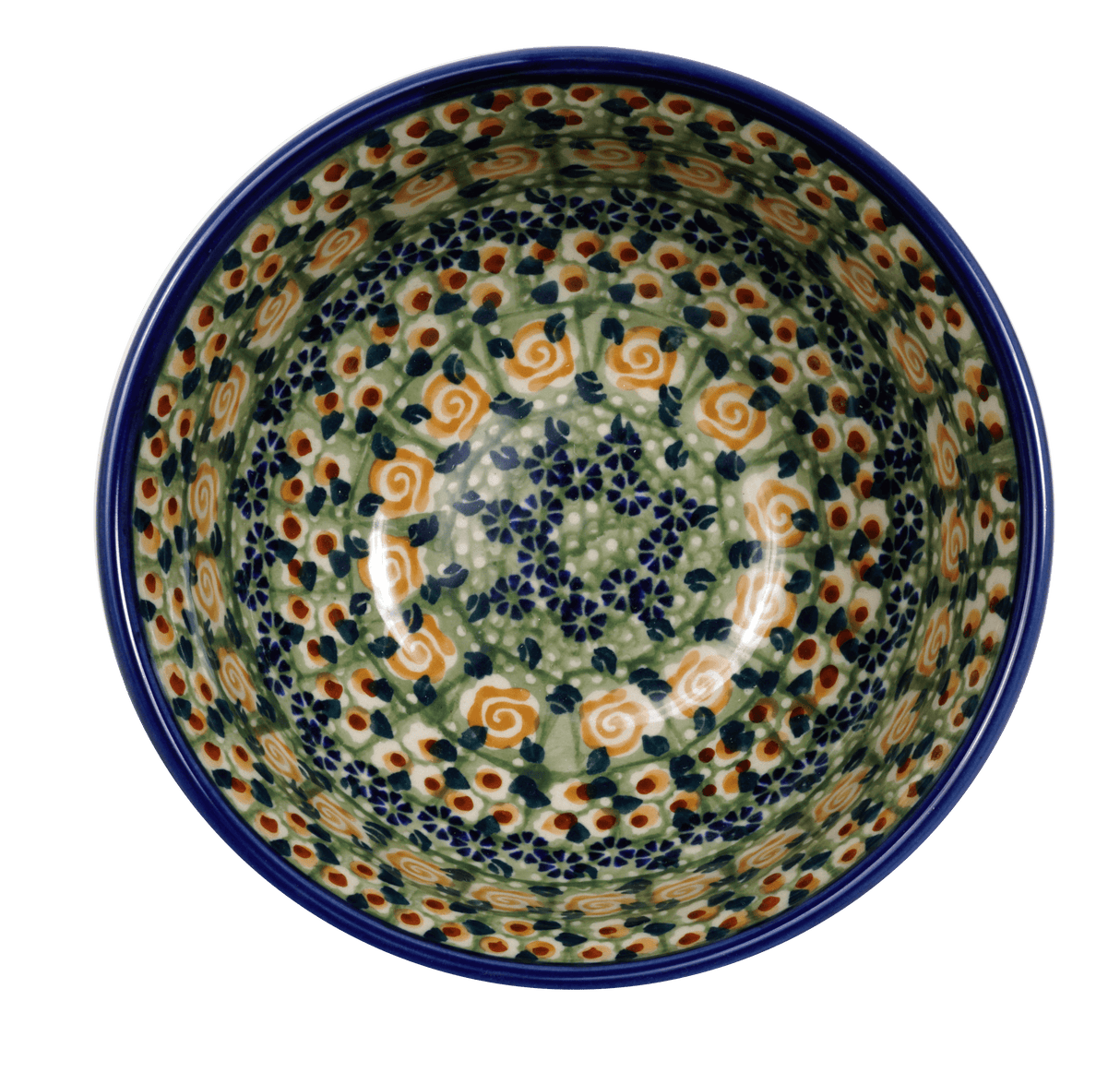 Bowl, Round, 6.75" in "Perennial Garden" by Manufaktura | M090S-LM