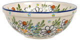 Bowl, Round, 6.75" in "Daisy Bouquet" by Manufaktura | M090S-TAB3