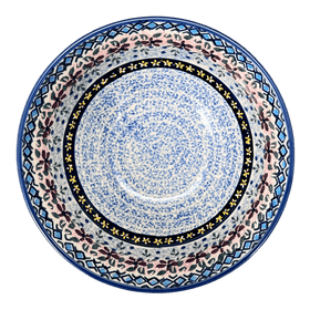 Polish Pottery 6.75" Bowl (Lilac Fields) | M090S-WK75 Additional Image at PolishPotteryOutlet.com