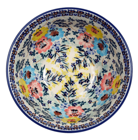 Bowl, Round, 6.75" in "Brilliant Garland" by Manufaktura | M090S-WK79