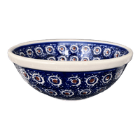 A picture of a Polish Pottery 6.75" Bowl (Bonbons) | M090T-2 as shown at PolishPotteryOutlet.com/products/6-75-bowl-2-m090t-2