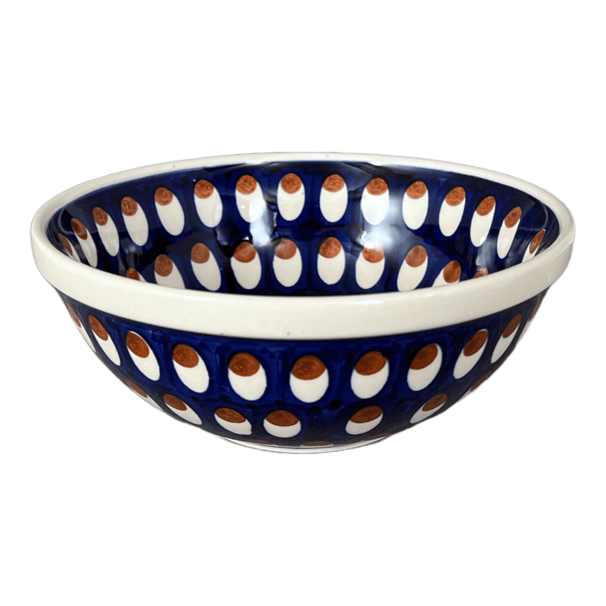 Bowl, Round, 6.75" in "Pheasant Feathers" by Manufaktura | M090T-52