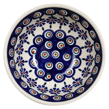 Bowl, Round, 6.75" in "Floral Peacock" by Manufaktura | M090T-54KK