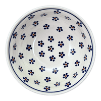 A picture of a Polish Pottery 6.75" Bowl (Petite Floral) | M090T-64 as shown at PolishPotteryOutlet.com/products/6-75-bowl-petite-floral-m090t-64