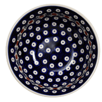 A picture of a Polish Pottery 6.75" Bowl (Mosquito) | M090T-70 as shown at PolishPotteryOutlet.com/products/675-bowls-mosquito