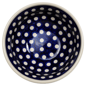 Polish Pottery 6.75" Bowl (Hello Dotty) | M090T-9 Additional Image at PolishPotteryOutlet.com