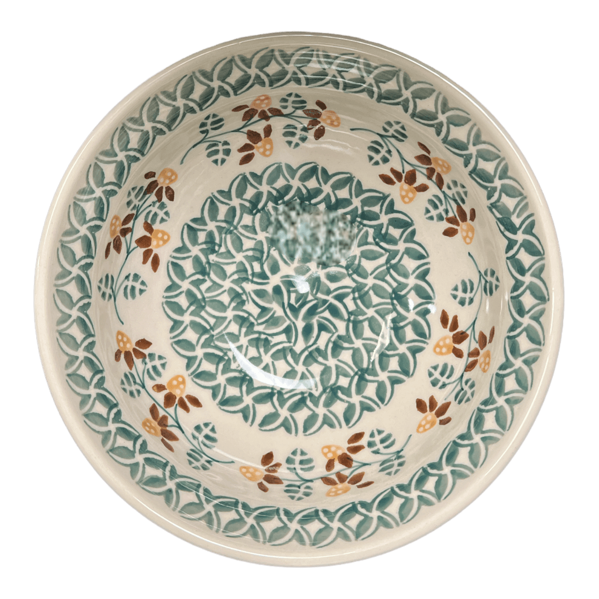 Bowl, Round, 6.75" in "Indian Summer" by Manufaktura | M090T-AS22