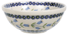 Polish Pottery 6.75" Bowl (Lily of the Valley) | M090T-ASD at PolishPotteryOutlet.com