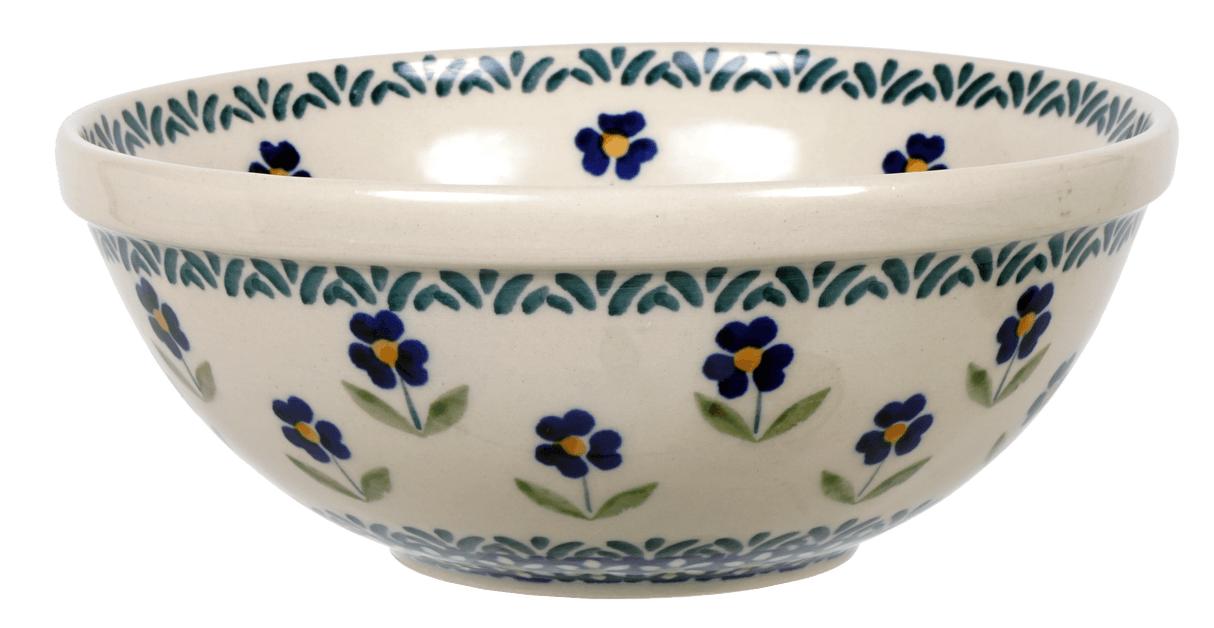 Bowl, Round, 6.75" in "Forget Me Not" by Manufaktura | M090T-ASS