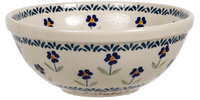A picture of a Polish Pottery 6.75" Bowl (Forget You Not) | M090T-ASSB as shown at PolishPotteryOutlet.com/products/675-bowls-forget-you-not