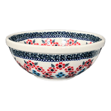 Bowl, Round, 6.75" in "Floral Symmetry" by Manufaktura | M090T-DH18