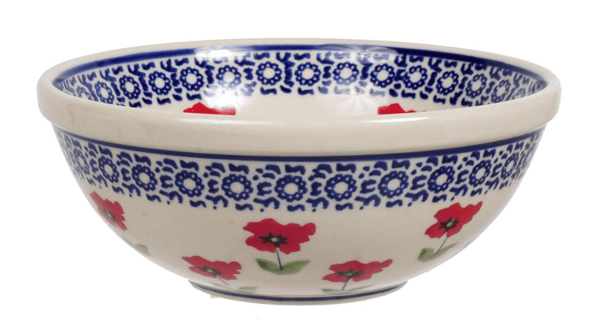 Bowl, Round, 6.75" in "Poppy Garden" by Manufaktura | M090T-EJ01