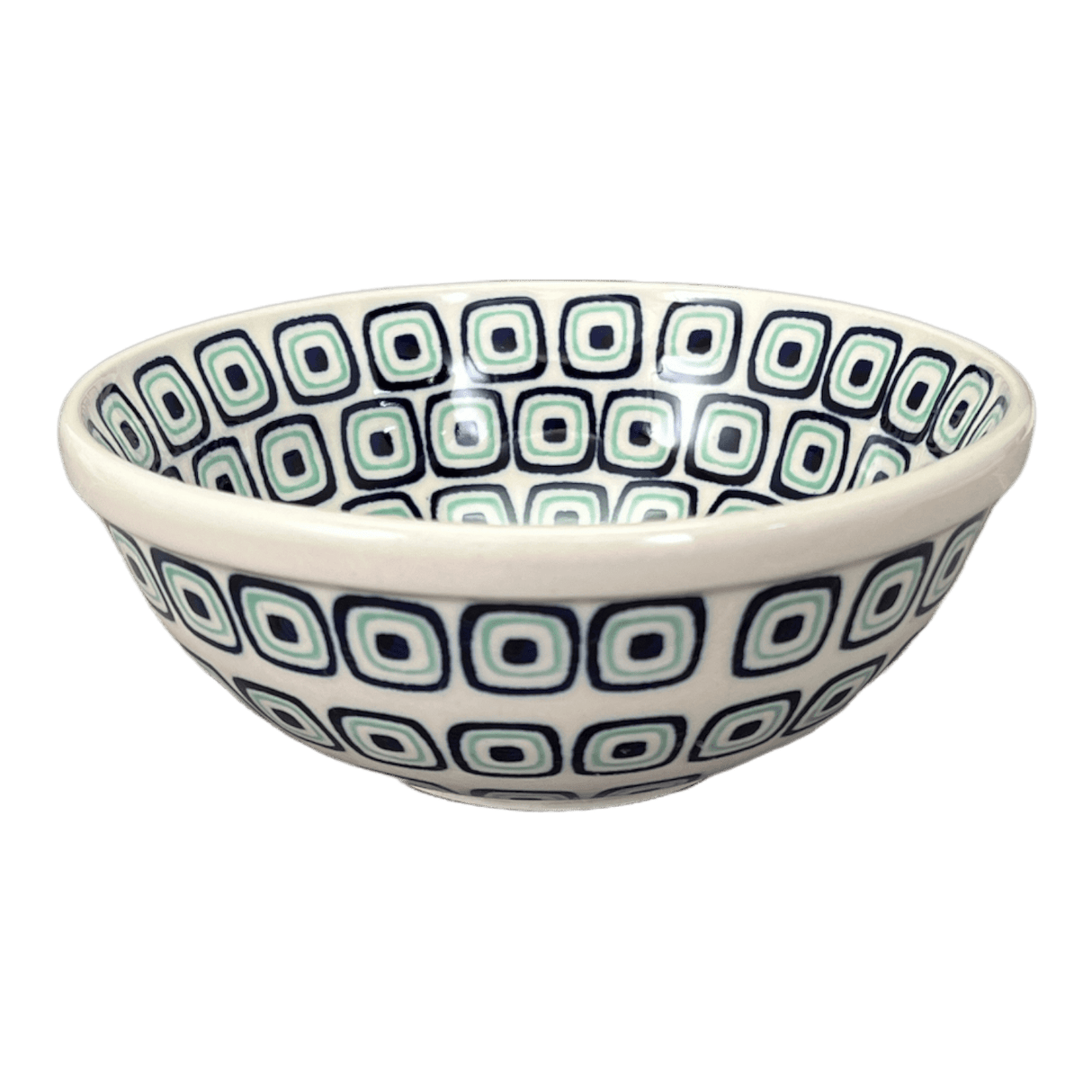 Bowl, Round, 6.75" in "Green Retro" by Manufaktura | M090U-604A