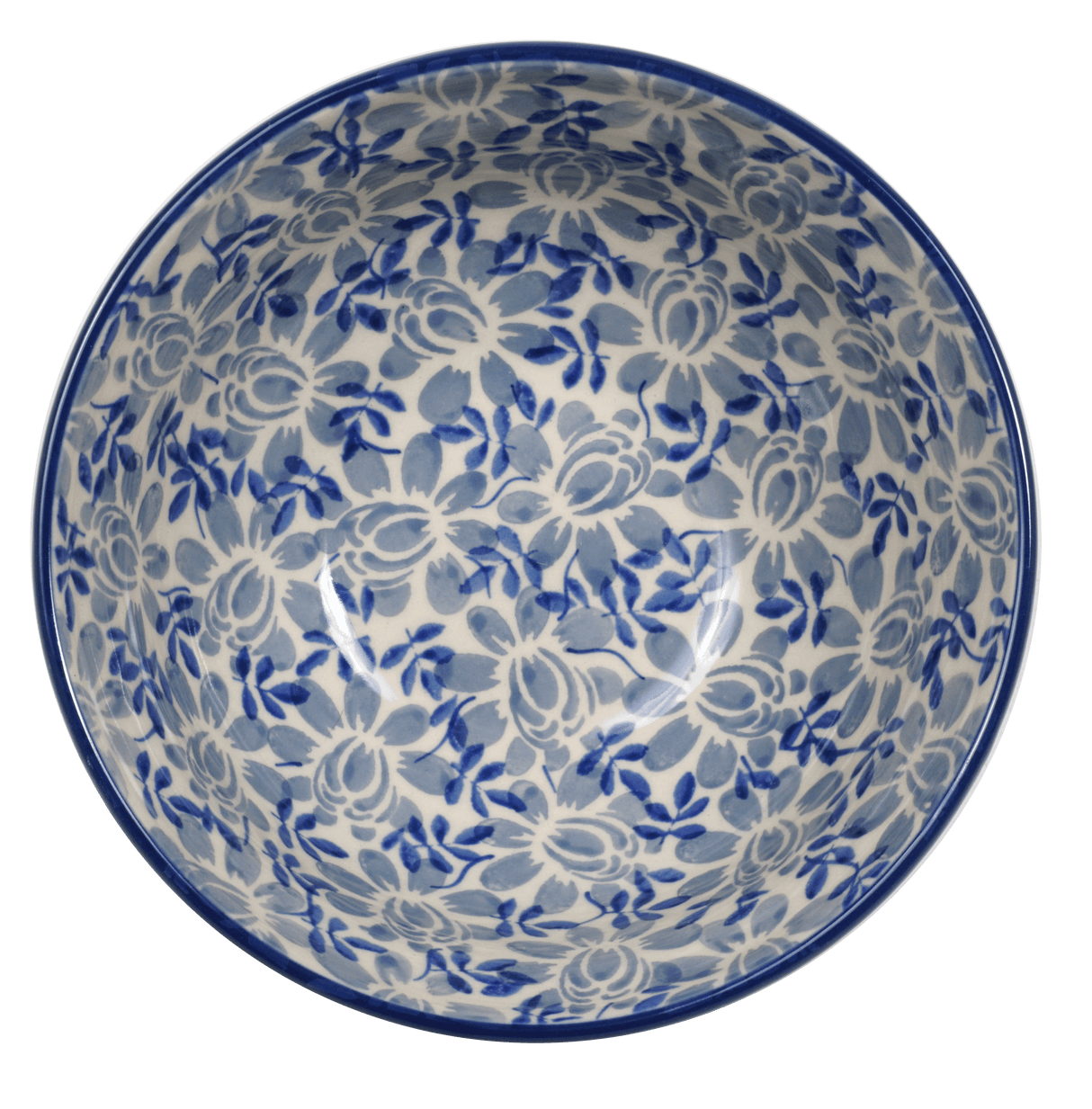 Bowl, Round, 6.75" in "English Blue" by Manufaktura | M090U-AS53