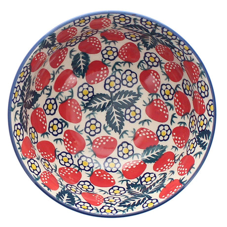 Bowl, Round, 6.75" in "Strawberry Fields" by Manufaktura | M090U-AS59