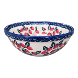 Bowl, Round, 6.75" in "Fresh Strawberries" by Manufaktura | M090U-AS70