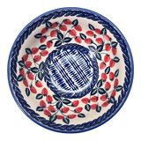 Bowl, Round, 6.75" in "Fresh Strawberries" by Manufaktura | M090U-AS70