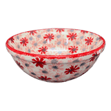 Bowl, Round, 6.75" in "Scarlet Daisy" by Manufaktura | M090U-AS73