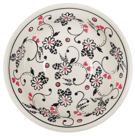 Bowl, Round, 6.75" in "Night Garden" by Manufaktura | M090U-BL02