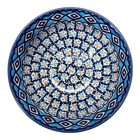 Bowl, Round, 6.75" in "Blue Diamond" by Manufaktura | M090U-DHR