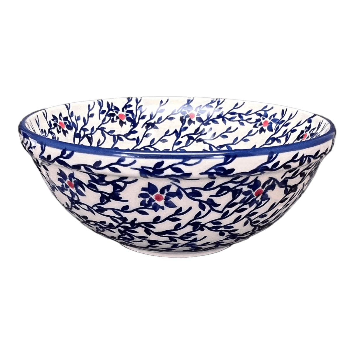 Bowl, Round, 6.75" in "Blue Canopy" by Manufaktura | M090U-IS04