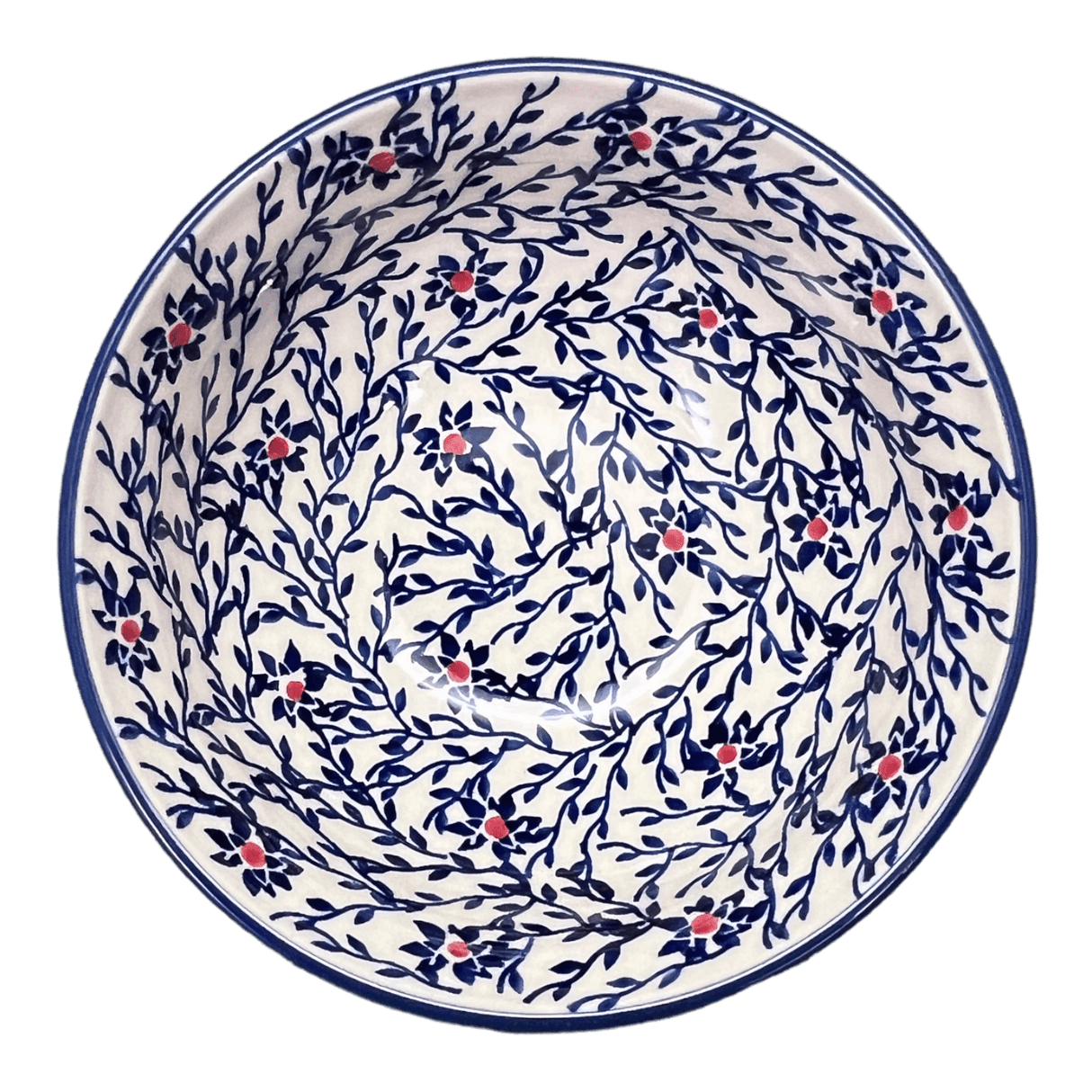 Bowl, Round, 6.75" in "Blue Canopy" by Manufaktura | M090U-IS04