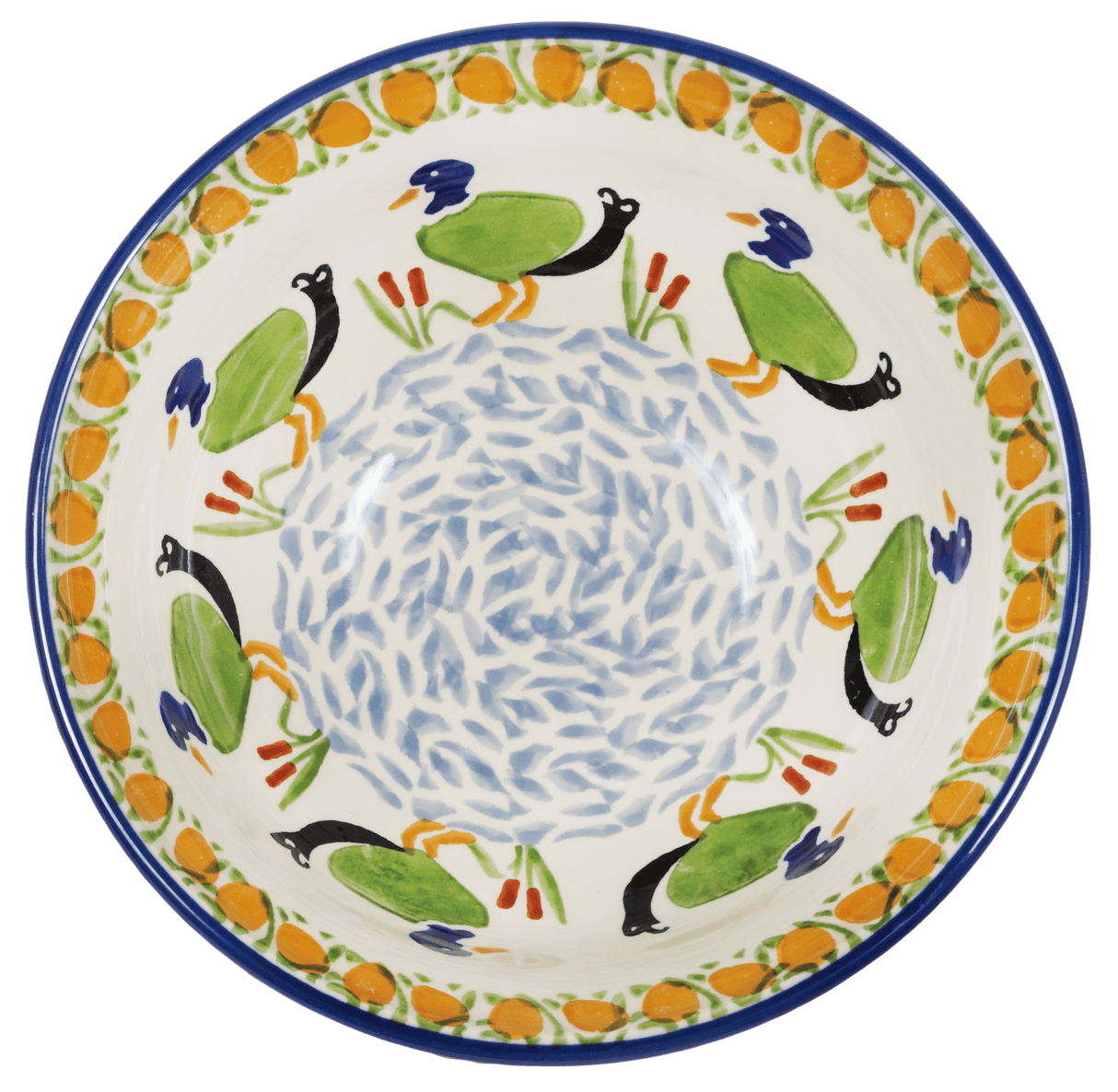 Bowl, Round, 6.75" in "Ducks in a Row" by Manufaktura | M090U-P323