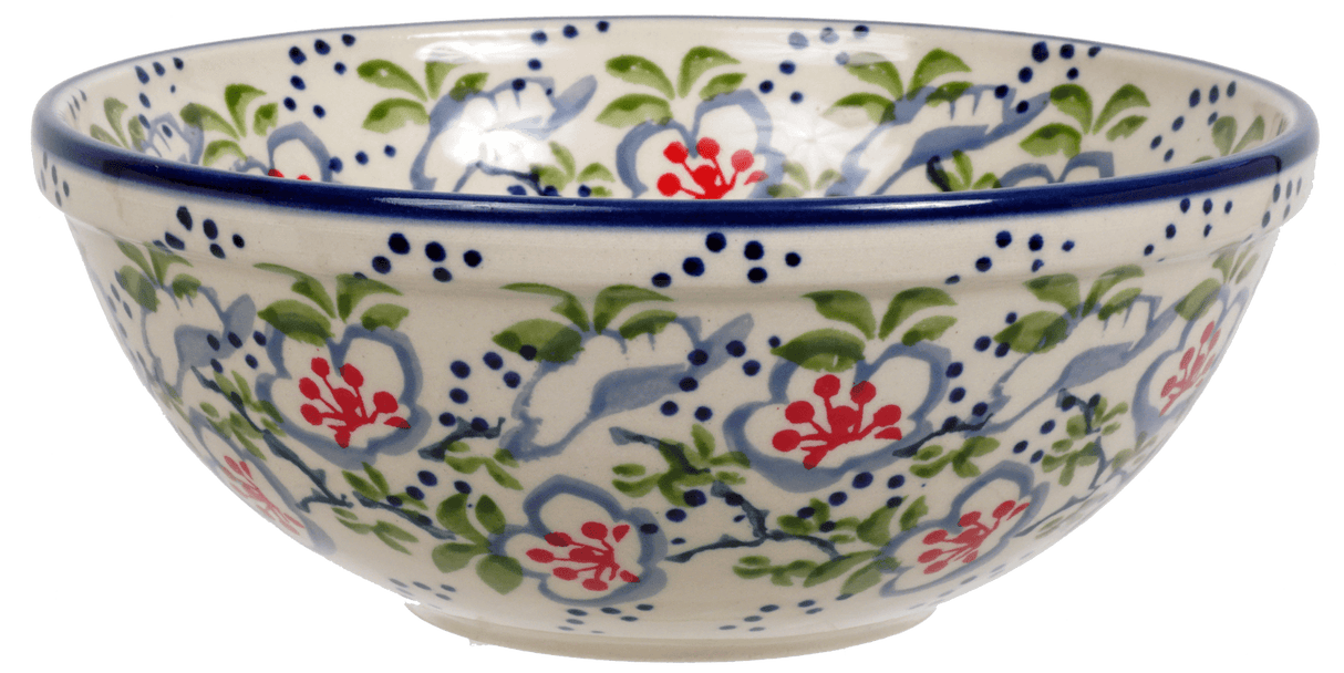 Bowl, Round, 6.75" in "Flowers & Lace" by Manufaktura | M090U-P372