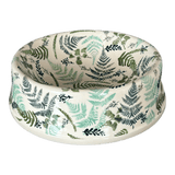 Bowl, Round, Dog Bowl, 10.25" Large in "Scattered Ferns" by Manufaktura | M110S-GZ39