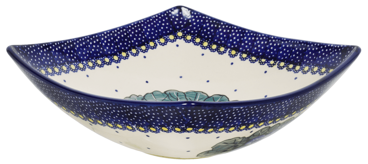 Dish, Nut, Medium, 7.75" in "Pansies" by Manufaktura | M113S-JZB