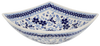 Polish Pottery Medium Nut Dish (Duet in Blue) | M113S-SB01 at PolishPotteryOutlet.com