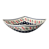 Bowl, Square, Nut, Medium, 7.75" in "Cherry Dot" by Manufaktura | M113T-70WI