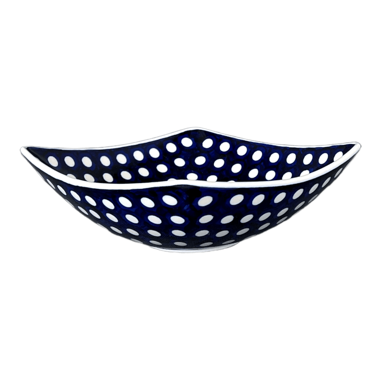 Bowl, Square, Nut, Medium, 7.75" in "Hello Dotty" by Manufaktura | M113T-9