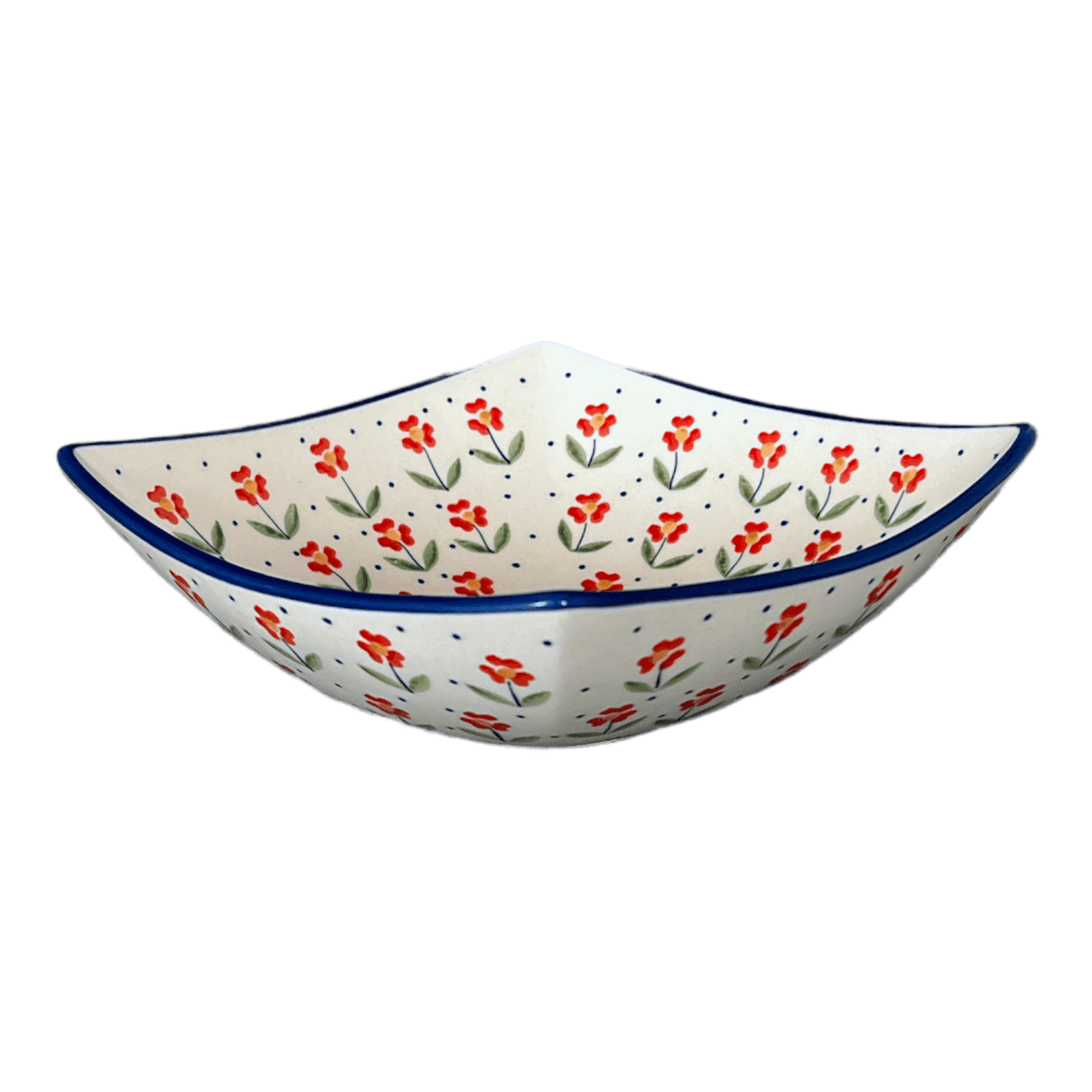 Bowl, Square, Nut, Medium, 7.75" in "Simply Beautiful" by Manufaktura | M113T-AC61