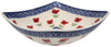 Polish Pottery Medium Nut Dish (Poppy Garden) | M113T-EJ01 at PolishPotteryOutlet.com