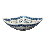 Bowl, Square, Nut, Medium, 7.75" in "Baby Blue Eyes" by Manufaktura | M113T-MC19