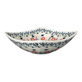 Bowl, Square, Nut, Medium, 7.75" in "Butterfly Blossoms" by Manufaktura | M113T-MM02