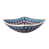 Bowl, Square, Nut, Medium, 7.75" in "Daisy Circle" by Manufaktura | M113T-MS01