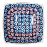 Bowl, Square, Nut, Medium, 7.75" in "Daisy Circle" by Manufaktura | M113T-MS01