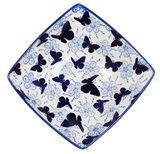 Dish, Nut, Medium, 7.75" in "Blue Butterfly" by Manufaktura | M113U-AS58