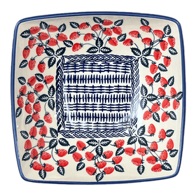 Polish Pottery Medium Nut Dish (Fresh Strawberries) | M113U-AS70 Additional Image at PolishPotteryOutlet.com