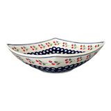 Bowl, Square, Nut, Large, 10.5" in "Cherry Dot" by Manufaktura | M121T-70WI