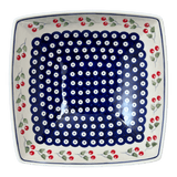 Bowl, Square, Nut, Large, 10.5" in "Cherry Dot" by Manufaktura | M121T-70WI